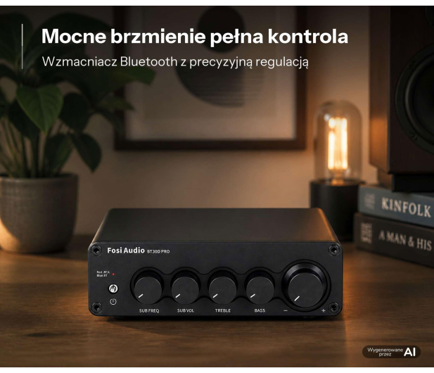 Fosi Audio Fosi Audio BT30D PRO 32V - Wzmacniacz audio 2.1 z Bluetooth - 1583326 - zdjęcie 3